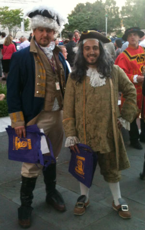 Thomas Jefferson and Ben Franklin were welcomed to ASIS 2012